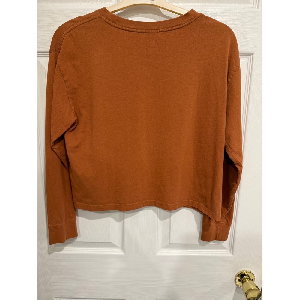 Rip Curl Womens Long Sleeve Graphic Tee Rust Orange Every Day Is A Dream Small - Picture 6 of 6
